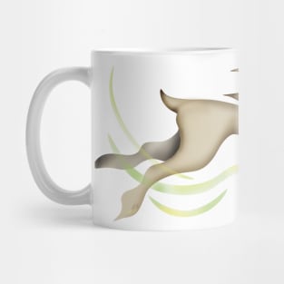 Running rabbit Mug